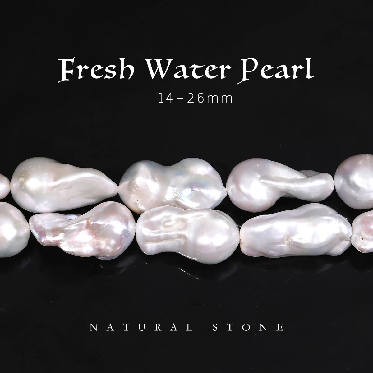 Natural Freshwater Pearl Irregular Top Selling Baroque Pearl 13x28mm for Jewelry Making DIY Necklace Bracelet Earrings Accessory
Natural Freshwater Pearl Irregular Top Selling Baroque Pearl 13x28mm for Jewelry Making DIY Necklace Bracelet Earrings Accessory