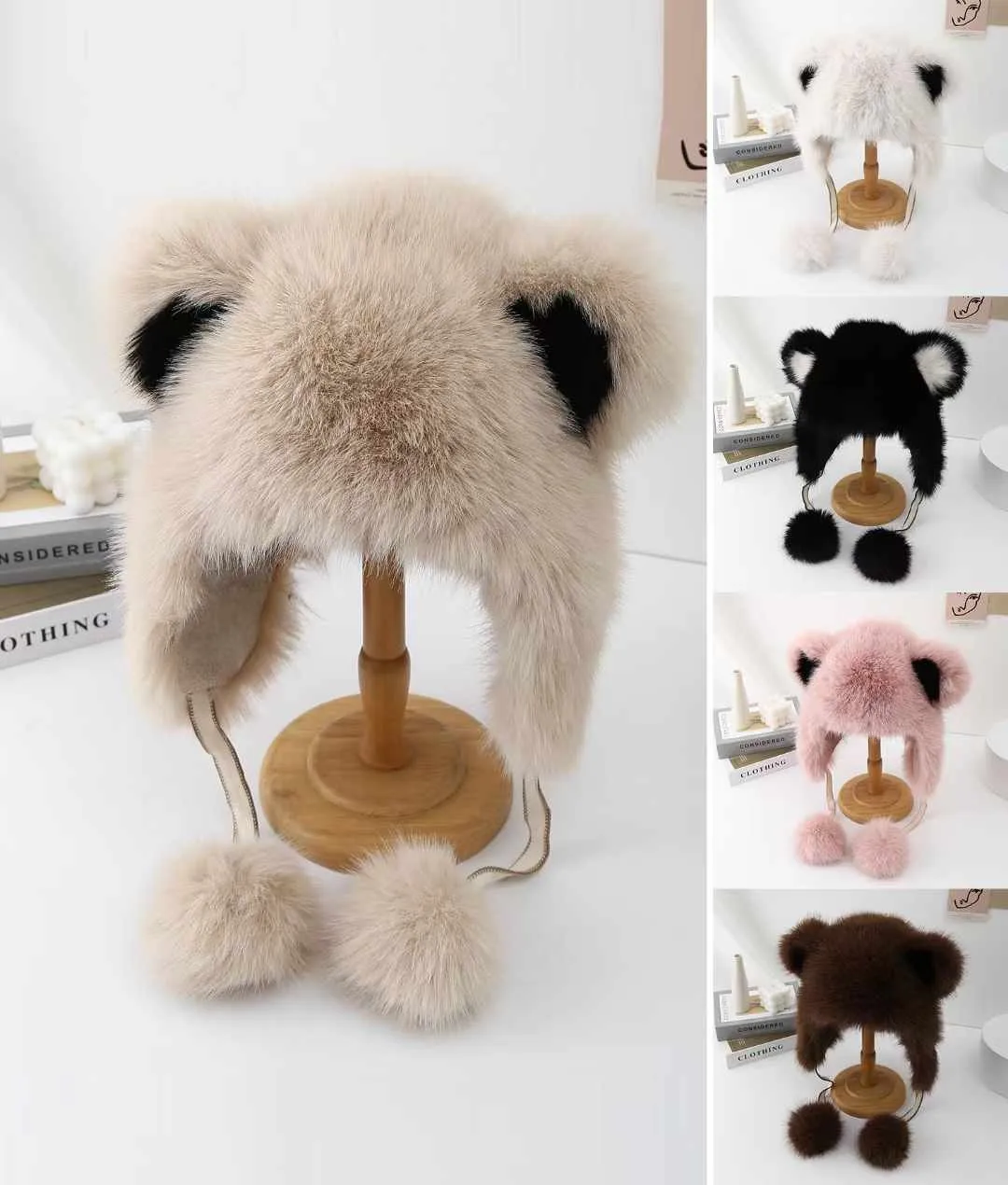 Winter Hats For Women Plush Fur Beanies Hat With Earflaps Pompom Ball Thickened Warm Cold Proof Russian Hat Official Website New
Winter Hats For Women Plush Fur Beanies Hat With Earflaps Pompom Ball Thickened Warm Cold Proof Russian Hat Official Website New