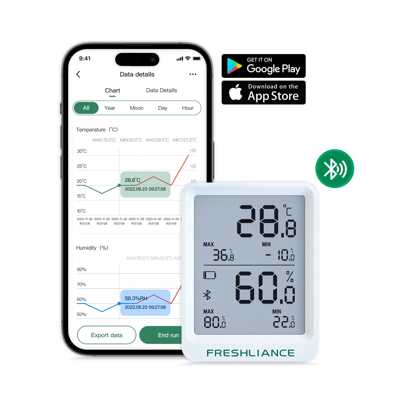 Mini Smart Wifi Thermometer Hygrometer With App Usb Data Loggers for Greenhouse Reptiles Pets Vivariums Food Storage Hotel Room
Mini Smart Wifi Thermometer Hygrometer With App Usb Data Loggers for Greenhouse Reptiles Pets Vivariums Food Storage Hotel Room