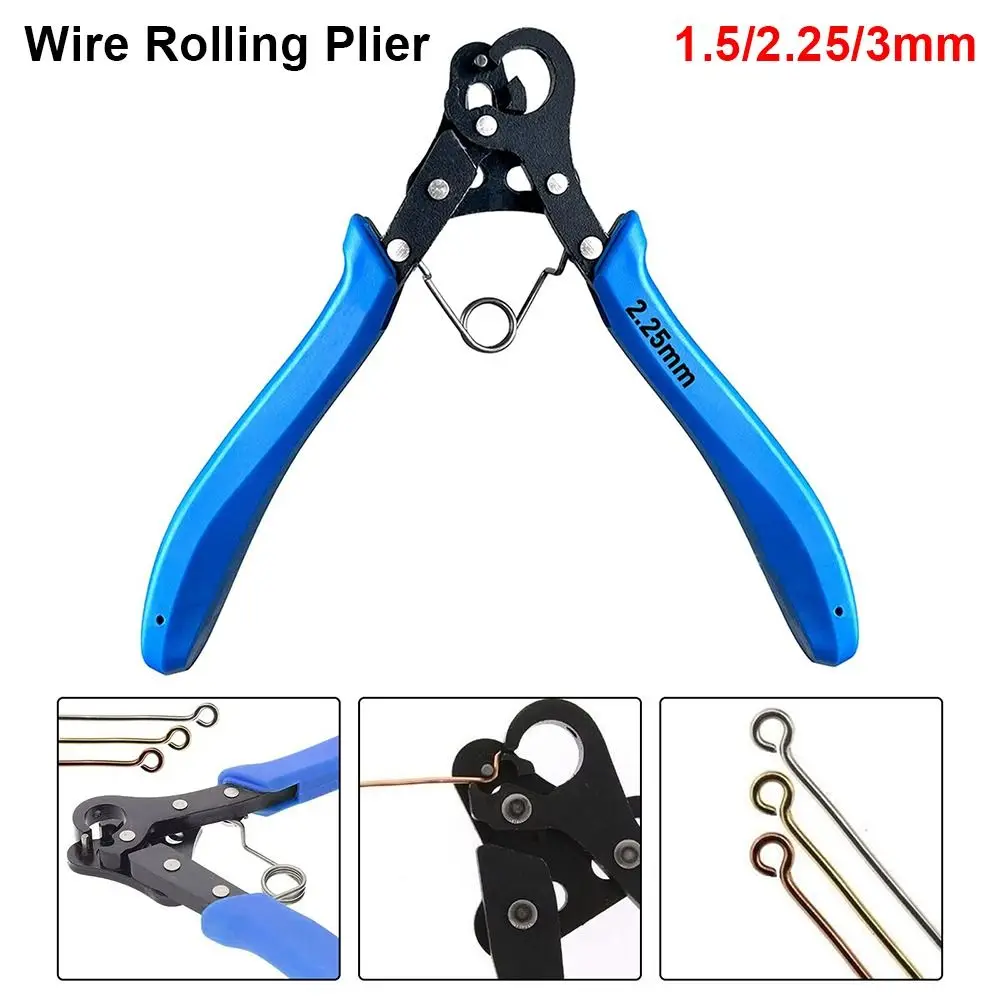 1Pcs Durable 1.5/2.25/3mm Wire Rolling Plier DIY 9 Needle Jewelry Making Tool Round Nose Plier for Wire Winding Bending
1Pcs Durable 1.5/2.25/3mm Wire Rolling Plier DIY 9 Needle Jewelry Making Tool Round Nose Plier for Wire Winding Bending