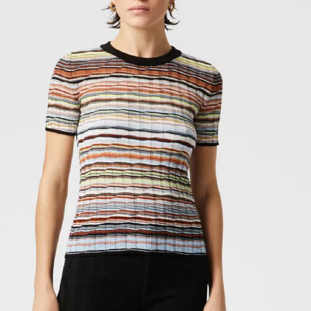 2025 Women's Fashion Shirt Stripe Stretch Corset Commuter Women's T-shirt y2k New Fashion High Quality Versatile Top Pullover
2025 Women's Fashion Shirt Stripe Stretch Corset Commuter Women's T-shirt y2k New Fashion High Quality Versatile Top Pullover