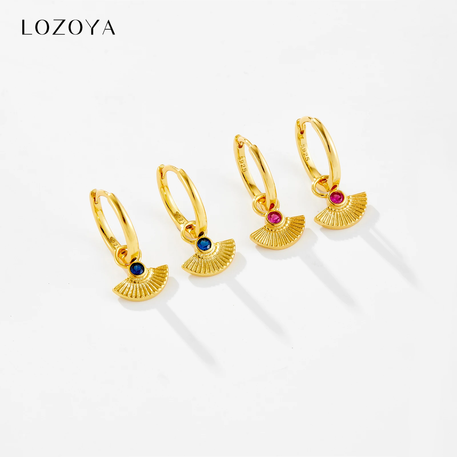 Серьги-подвески LOZOYA из стерлингового серебра 925 пробы с цирконами (зеленые, синие, розово-красные) в форме ракушки, модные изящные украшения для вечеринок и свадеб 2026 года
Серьги-подвески LOZOYA из стерлингового серебра 925 пробы с цирконами (зеленые, синие, розово-красные) в форме ракушки, модные изящные украшения для вечеринок и свадеб 2026 года