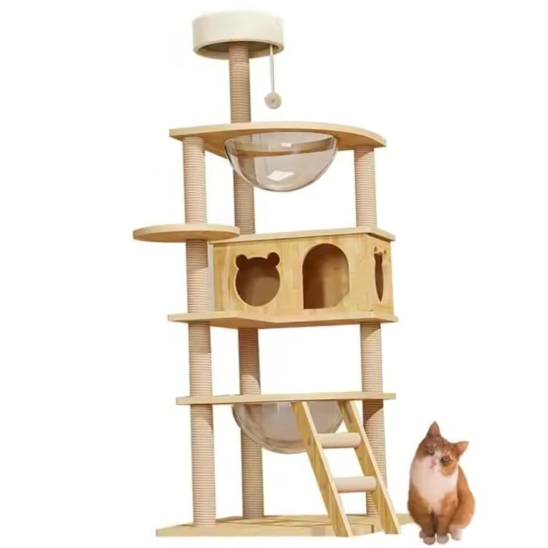 Modern Natural Cat Tree Simple Cat House Furniture With Sustainable Features Scratching Post Made of Wood Sisal Fur
Modern Natural Cat Tree Simple Cat House Furniture With Sustainable Features Scratching Post Made of Wood Sisal Fur