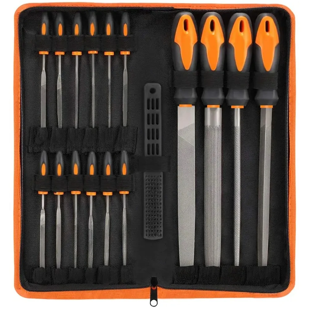 17pcs Metal Hand File Set Alloy Steel for Precision Metal File Work Woodworking Carpentry Professional Wood Carving Tools
17pcs Metal Hand File Set Alloy Steel for Precision Metal File Work Woodworking Carpentry Professional Wood Carving Tools