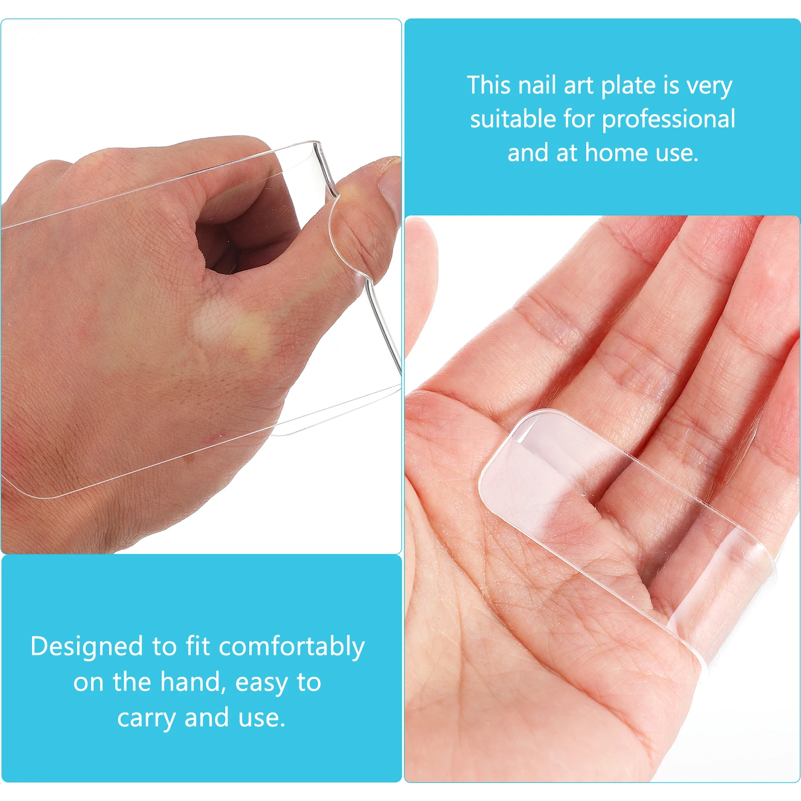 3pcs Acrylic Nail Art Makeup Handheld Clear Mixing Tools for Foundation Cream Oil Manicure Beauty Salon Color
3pcs Acrylic Nail Art Makeup Handheld Clear Mixing Tools for Foundation Cream Oil Manicure Beauty Salon Color