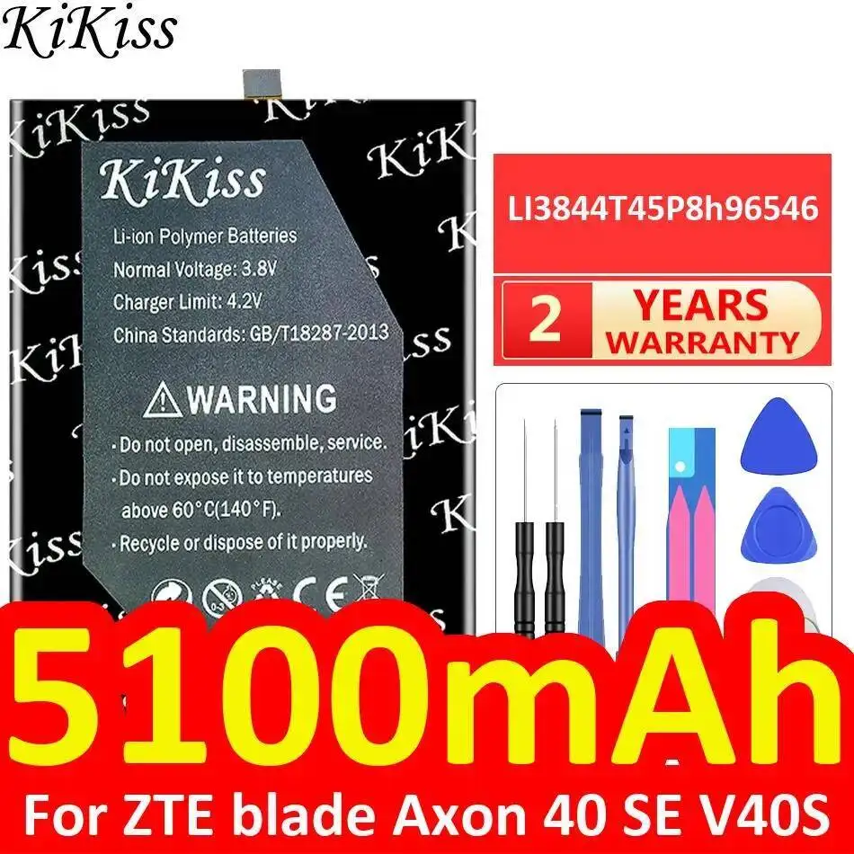For Zte Blade Axon 40 SE V40S Durable 5100Mah Long-Lasting Mobile Phone Battery Li3844t45p8h96546
For Zte Blade Axon 40 SE V40S Durable 5100Mah Long-Lasting Mobile Phone Battery Li3844t45p8h96546