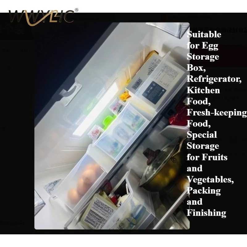 Подходит для хранения яиц, специальный контейнер для холодильника, для сохранения свежести продуктов, фруктов и овощей, упаковка и оформление.
Подходит для хранения яиц, специальный контейнер для холодильника, для сохранения свежести продуктов, фруктов и овощей, упаковка и оформление.