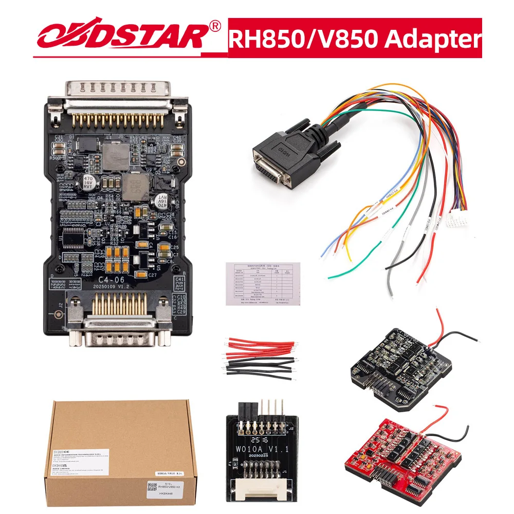 Адаптер OBDSTAR RH850/V850 для сброса подушек безопасности, чтения данных IMMO/конкода, приборной панели, BCM, ELV
Адаптер OBDSTAR RH850/V850 для сброса подушек безопасности, чтения данных IMMO/конкода, приборной панели, BCM, ELV