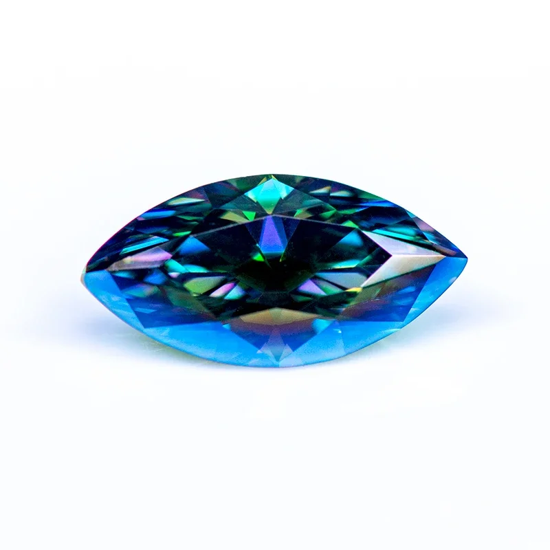 Moissanite Gemstone Rainbow Green Color Marquise Cut Charms Gemstone DIY Ring Necklace Earrings Materials with GRA Certificate
Moissanite Gemstone Rainbow Green Color Marquise Cut Charms Gemstone DIY Ring Necklace Earrings Materials with GRA Certificate