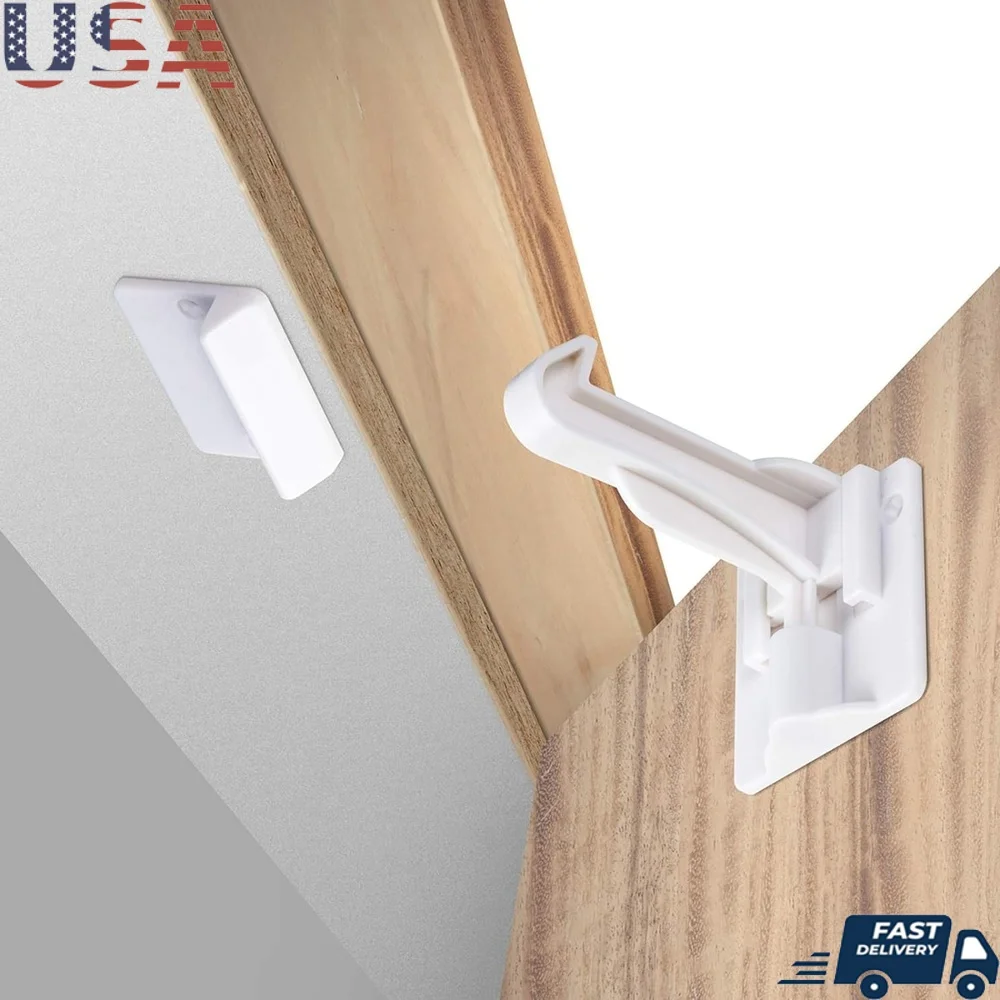 Upgraded Invisible Baby Proofing Cabinet Latch Locks 10 Pack Easy No Drill Installation Secure Kids Damage-Free Adhesive Design
Upgraded Invisible Baby Proofing Cabinet Latch Locks 10 Pack Easy No Drill Installation Secure Kids Damage-Free Adhesive Design