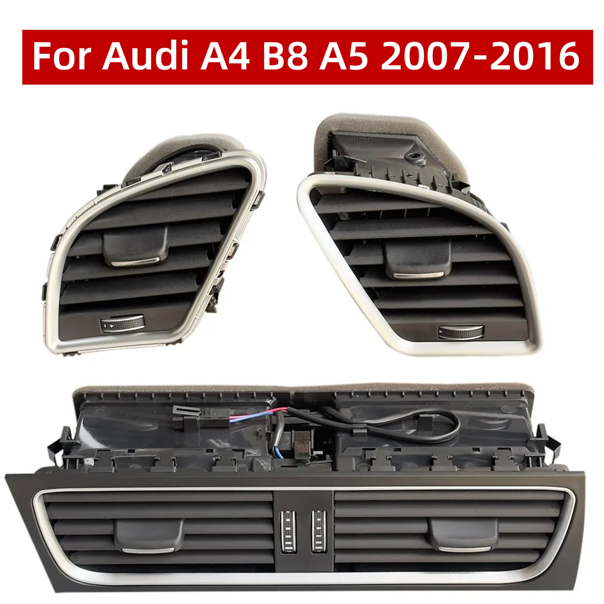 Air Conditioning For Audi A4 B8 A5 2007 2008 2009 2010 2011 2012 2013 2014 2015 2016 Front Dash Center Console Air Vent Outlet
Air Conditioning For Audi A4 B8 A5 2007 2008 2009 2010 2011 2012 2013 2014 2015 2016 Front Dash Center Console Air Vent Outlet
