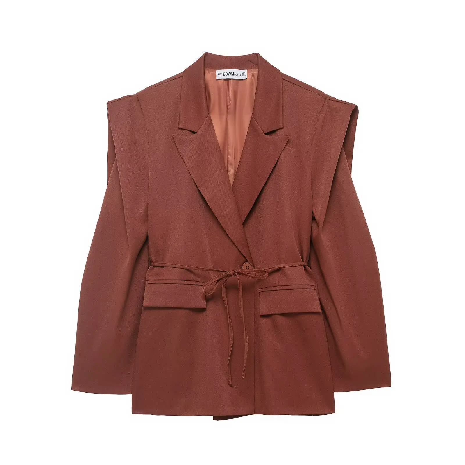 Light Brown Blazer Women 2026 Layered Shoulder Design Waist Tie Suit Jacket Elegant Office Lady Chic Spring Autumn Blazer Coat
Light Brown Blazer Women 2026 Layered Shoulder Design Waist Tie Suit Jacket Elegant Office Lady Chic Spring Autumn Blazer Coat