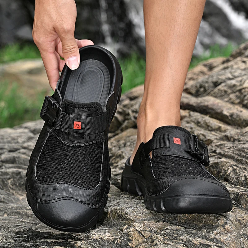 2026 Men'S Closed Toe Half Slippers Summer Breathable Mesh Fashion Muller Shoes Outdoor Comfortable Soft Bottom Casual Shoes
2026 Men'S Closed Toe Half Slippers Summer Breathable Mesh Fashion Muller Shoes Outdoor Comfortable Soft Bottom Casual Shoes