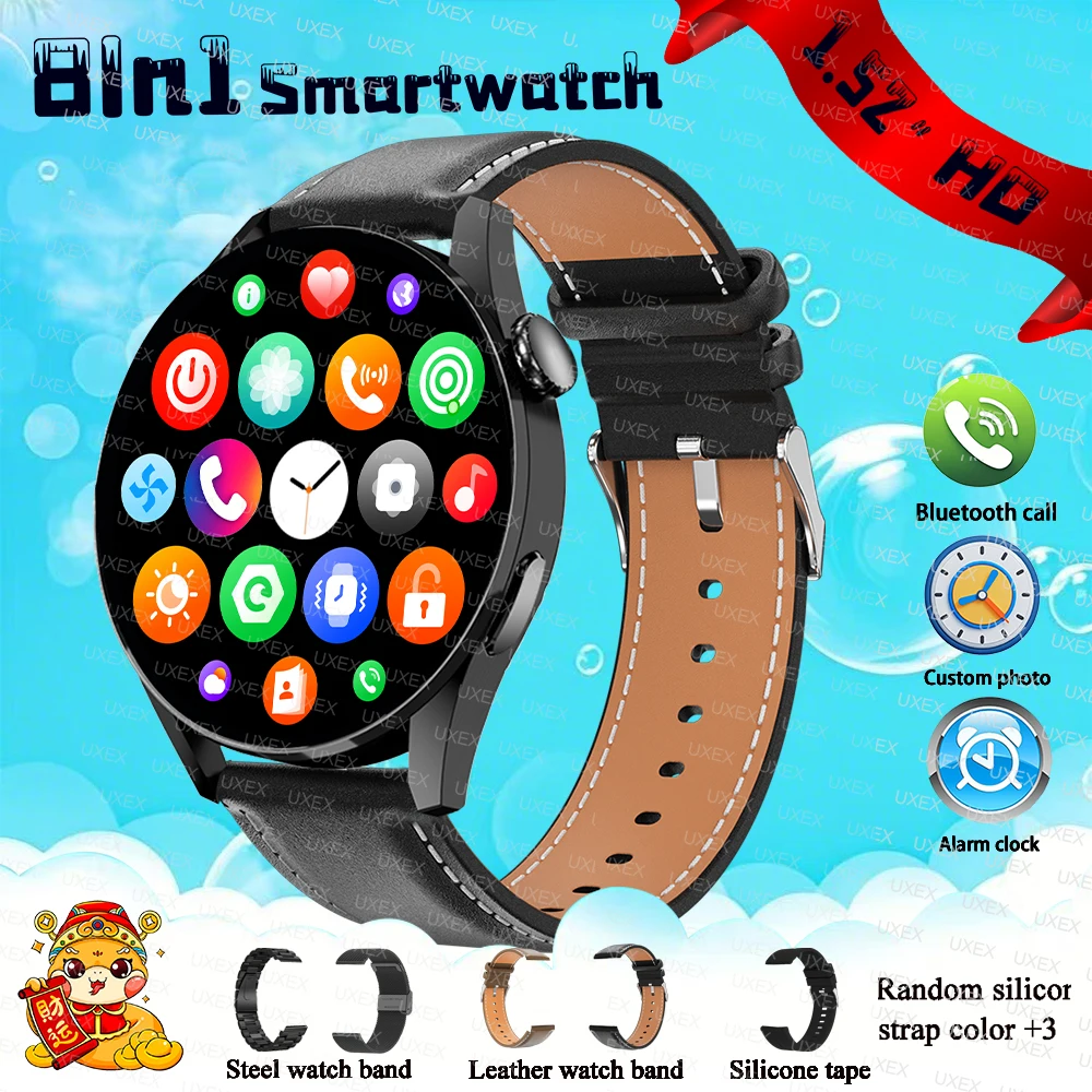 2025 New GTS Smartwatch 1.52 HD Bluetooth Call Men Custom Photo Health Tracker Alarm Clock For Xiaomi Watch Smart Women Business
2025 New GTS Smartwatch 1.52 HD Bluetooth Call Men Custom Photo Health Tracker Alarm Clock For Xiaomi Watch Smart Women Business