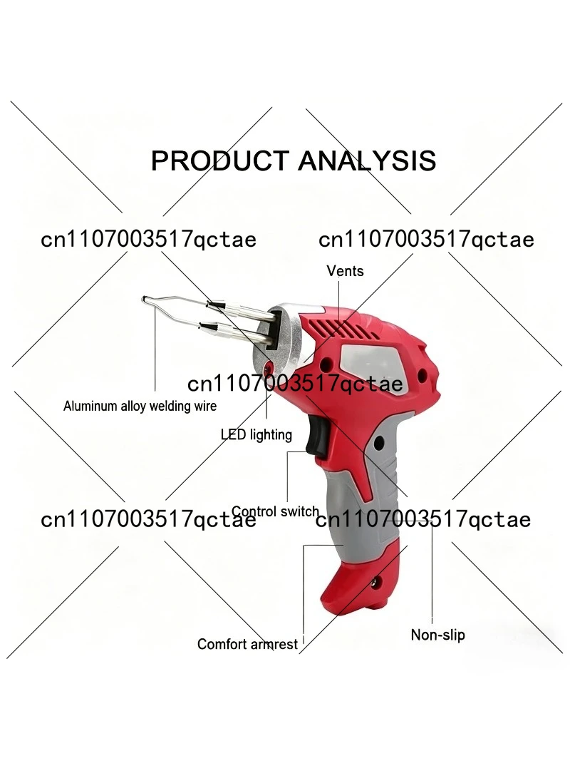High Power Electric Soldering Iron Fast Heating Handheld Soldering Gun for Industrial Welding Repair Tools
High Power Electric Soldering Iron Fast Heating Handheld Soldering Gun for Industrial Welding Repair Tools