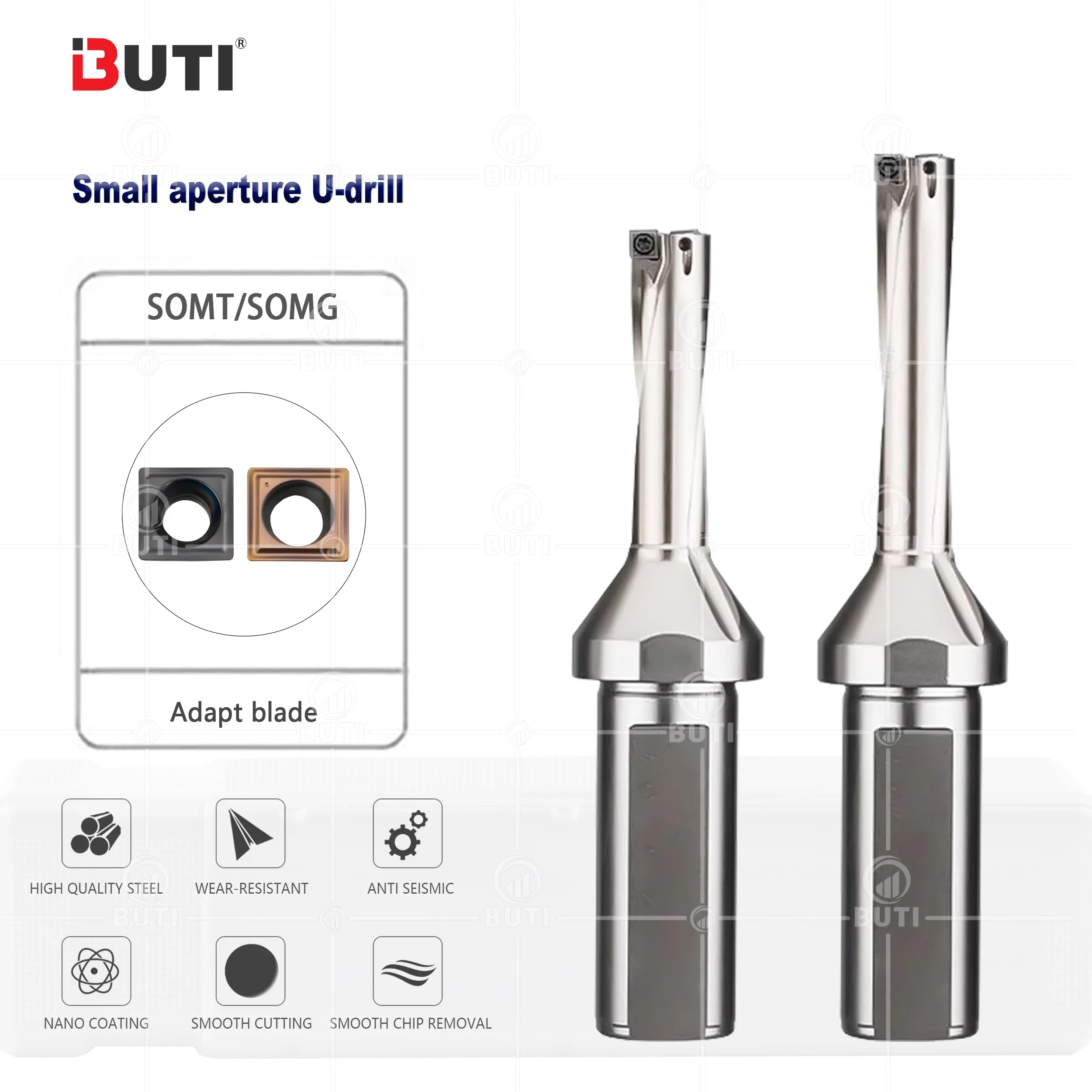 C20-2D8-SO03 U Drill Violent Drill 2D 5D Small Aperture U Drill Internal-Cooling SOMT04 U-Drill Flat Bottom CNC Quick Drill Bit
C20-2D8-SO03 U Drill Violent Drill 2D 5D Small Aperture U Drill Internal-Cooling SOMT04 U-Drill Flat Bottom CNC Quick Drill Bit