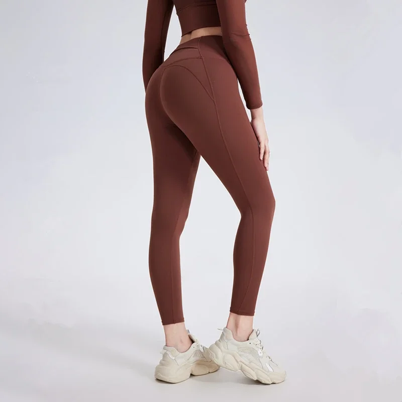 Women Sports Leggings High Waist Yoga Pants Hip Lifting Running Trousers Elastic Gym Fitness Tights Leggings With Hidden Pocket
Women Sports Leggings High Waist Yoga Pants Hip Lifting Running Trousers Elastic Gym Fitness Tights Leggings With Hidden Pocket
