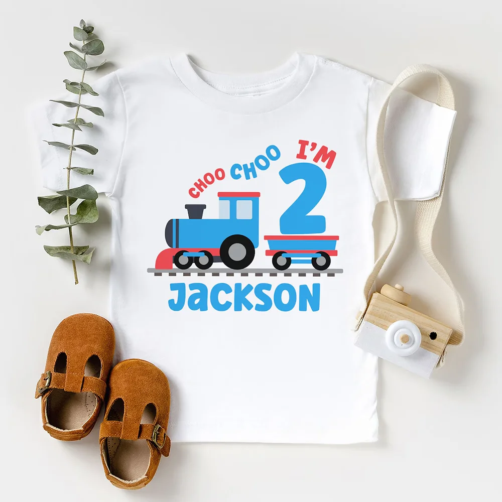 Custom Choo Choo I'm 2 Toddler Shirt DumpTrain Shirt Second Birthday Party Decor Supplies Boy Toddler Youth Kids Clothing Gift
Custom Choo Choo I'm 2 Toddler Shirt DumpTrain Shirt Second Birthday Party Decor Supplies Boy Toddler Youth Kids Clothing Gift