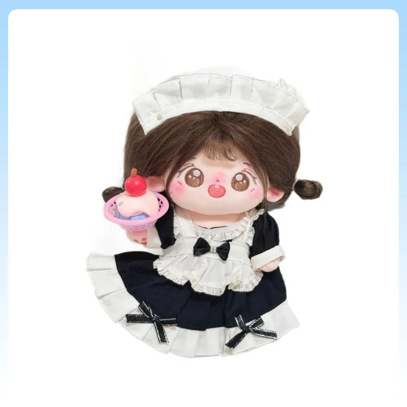 Для 20 см хлопкового костюма куклы в стиле горничной, нарядный комплект, милые модные аксессуары, черно-белая серия для ролевых игр, одежда для кукол
Для 20 см хлопкового костюма куклы в стиле горничной, нарядный комплект, милые модные аксессуары, черно-белая серия для ролевых игр, одежда для кукол