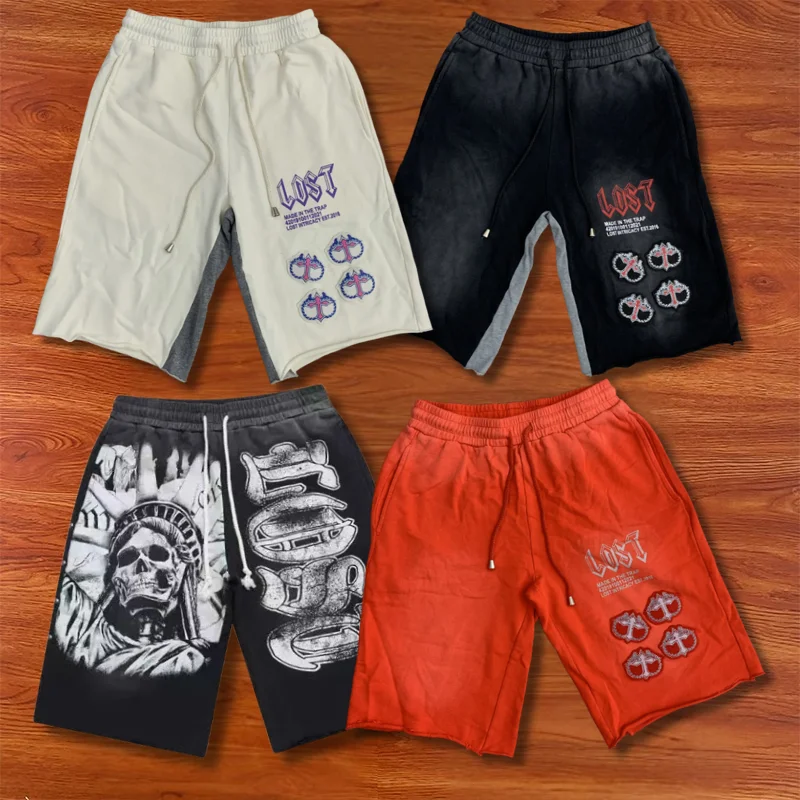 Lost Intricacy Шорты с заклепками High Street Хип-хоп Череп Принт Свободные хлопковые короткие брюки для женщин Y2k Спортивные штаны Мужские шорты-карго
Lost Intricacy Шорты с заклепками High Street Хип-хоп Череп Принт Свободные хлопковые короткие брюки для женщин Y2k Спортивные штаны Мужские шорты-карго