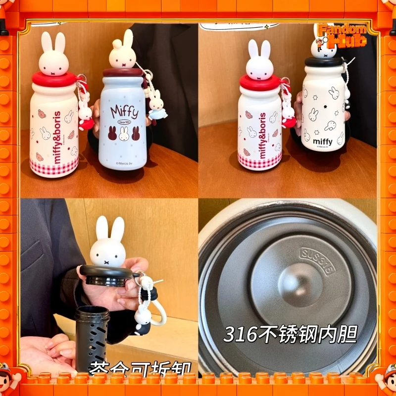 Original Miffy Stylish Vacuum Insulated Water Bottle With Tea Infuser & Straw - Portable Hot & Cold Retention Cup
Original Miffy Stylish Vacuum Insulated Water Bottle With Tea Infuser & Straw - Portable Hot & Cold Retention Cup