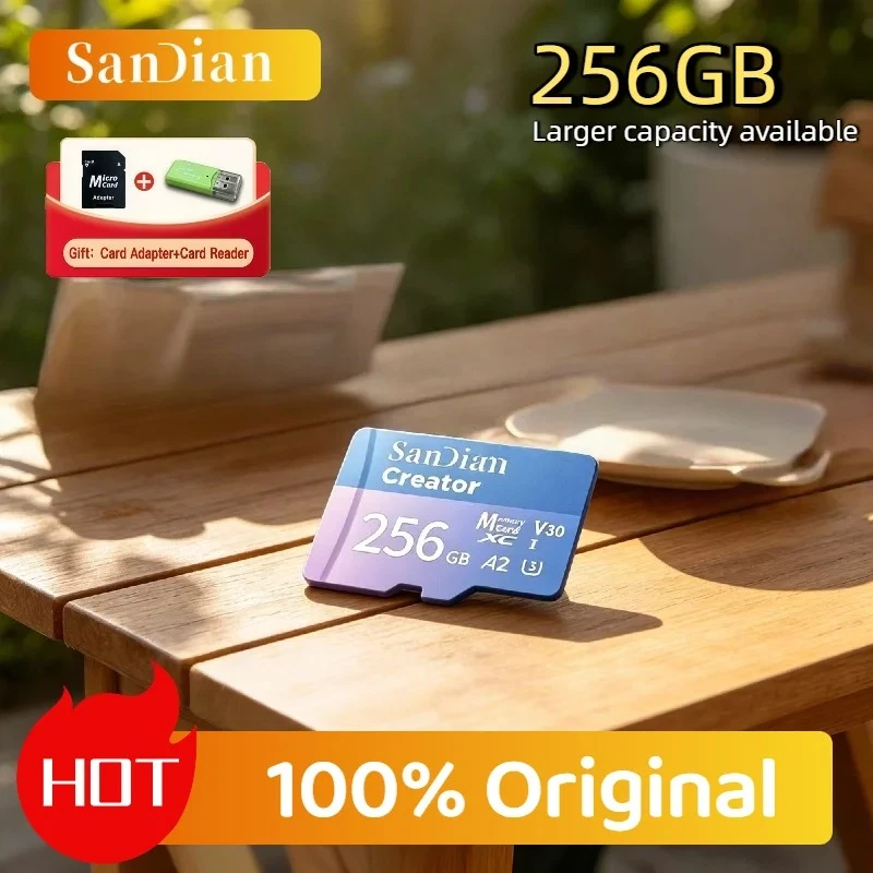 128GB 256GB Original V30 U3 High Endurance Micro TF SD Card For Dash Cam Home Security Surveillance Full HD Recording
128GB 256GB Original V30 U3 High Endurance Micro TF SD Card For Dash Cam Home Security Surveillance Full HD Recording
