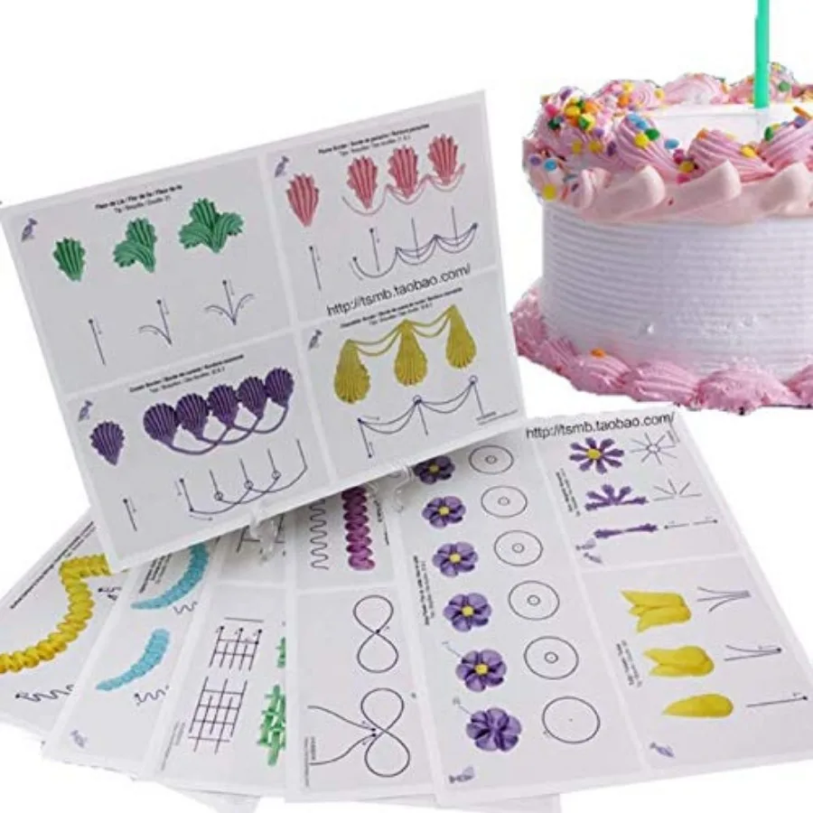 23 Sheets/Set Cake Decorating Practice Board Cream decorating drawings
23 Sheets/Set Cake Decorating Practice Board Cream decorating drawings