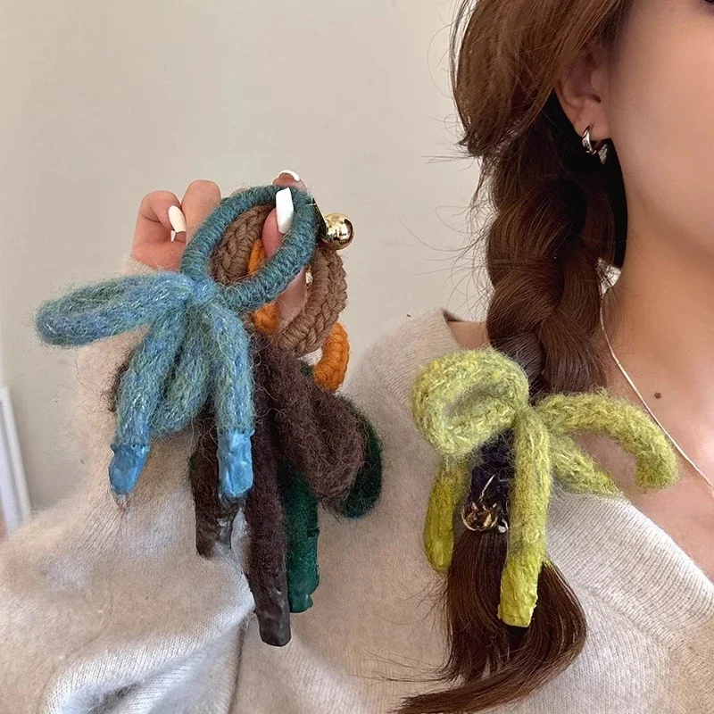 Korean Cute Bow Headgear Winter Wool Hair Band Simple Headband Women's New Hair Tie Rubber Wholesale Girls Hair Accessories
Korean Cute Bow Headgear Winter Wool Hair Band Simple Headband Women's New Hair Tie Rubber Wholesale Girls Hair Accessories