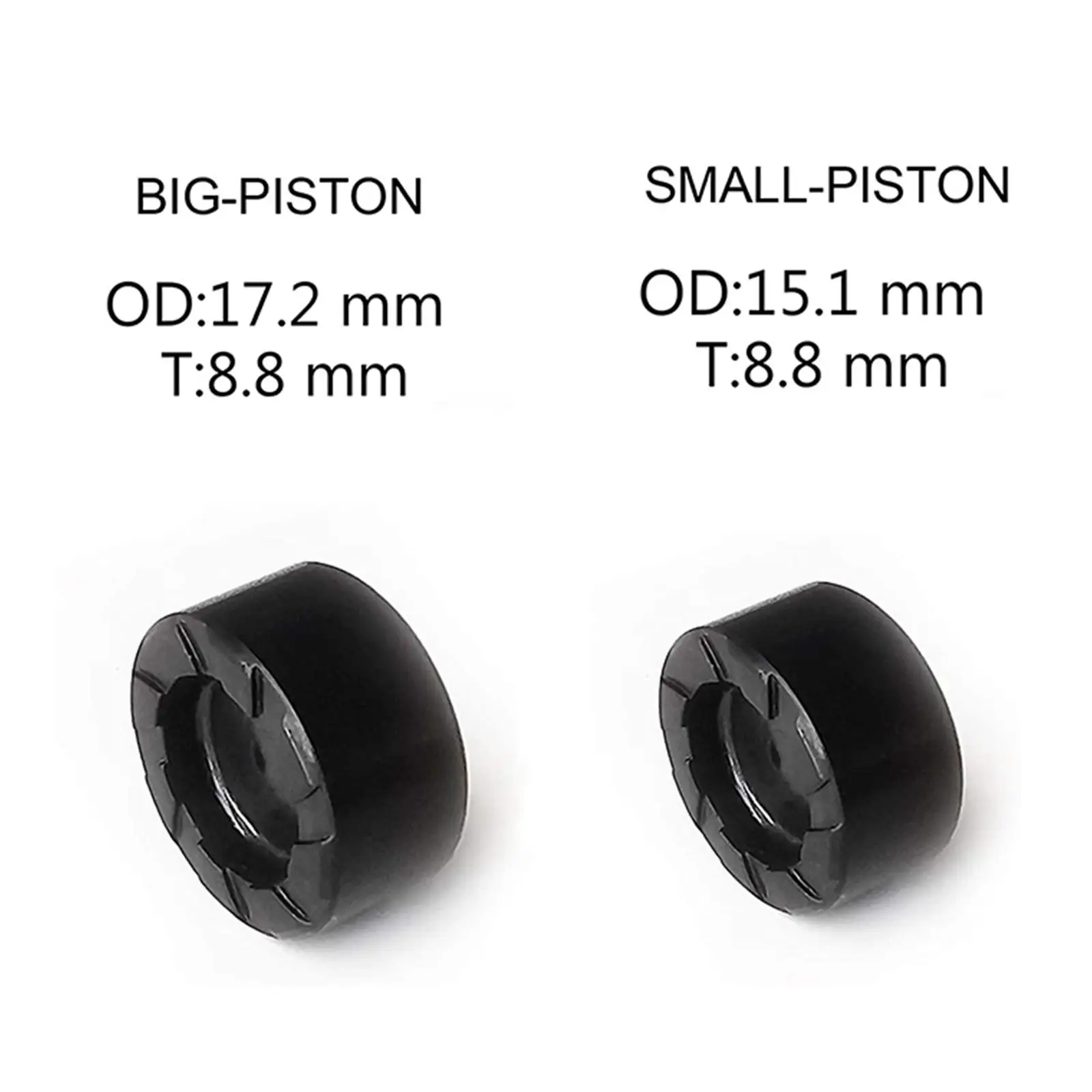 Hydraulic Brake Caliper Piston Set Phenolic Resin Accessories for Mountain Road Bike Disc Brakes
Hydraulic Brake Caliper Piston Set Phenolic Resin Accessories for Mountain Road Bike Disc Brakes