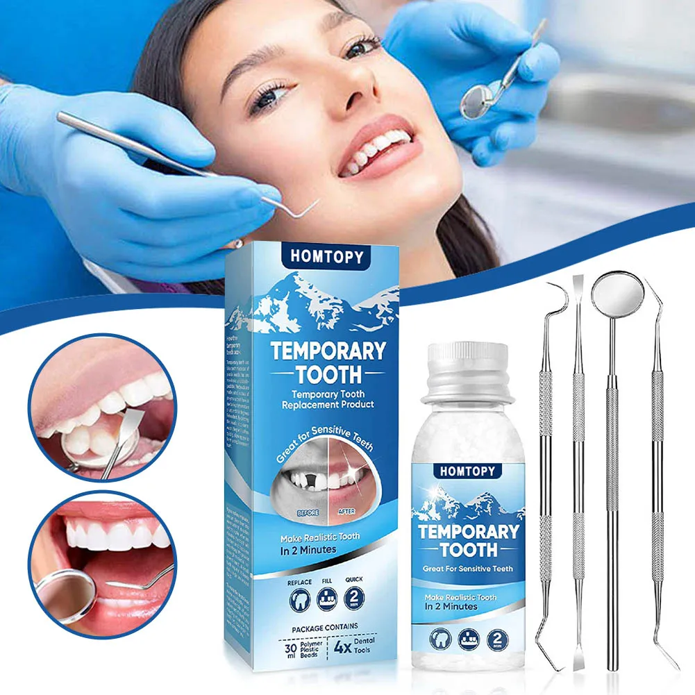 30 мл формованные термофитинговые бусины для макияжа, набор для замены временных зубов, безопасный материал для восстановления зубов
30 мл формованные термофитинговые бусины для макияжа, набор для замены временных зубов, безопасный материал для восстановления зубов