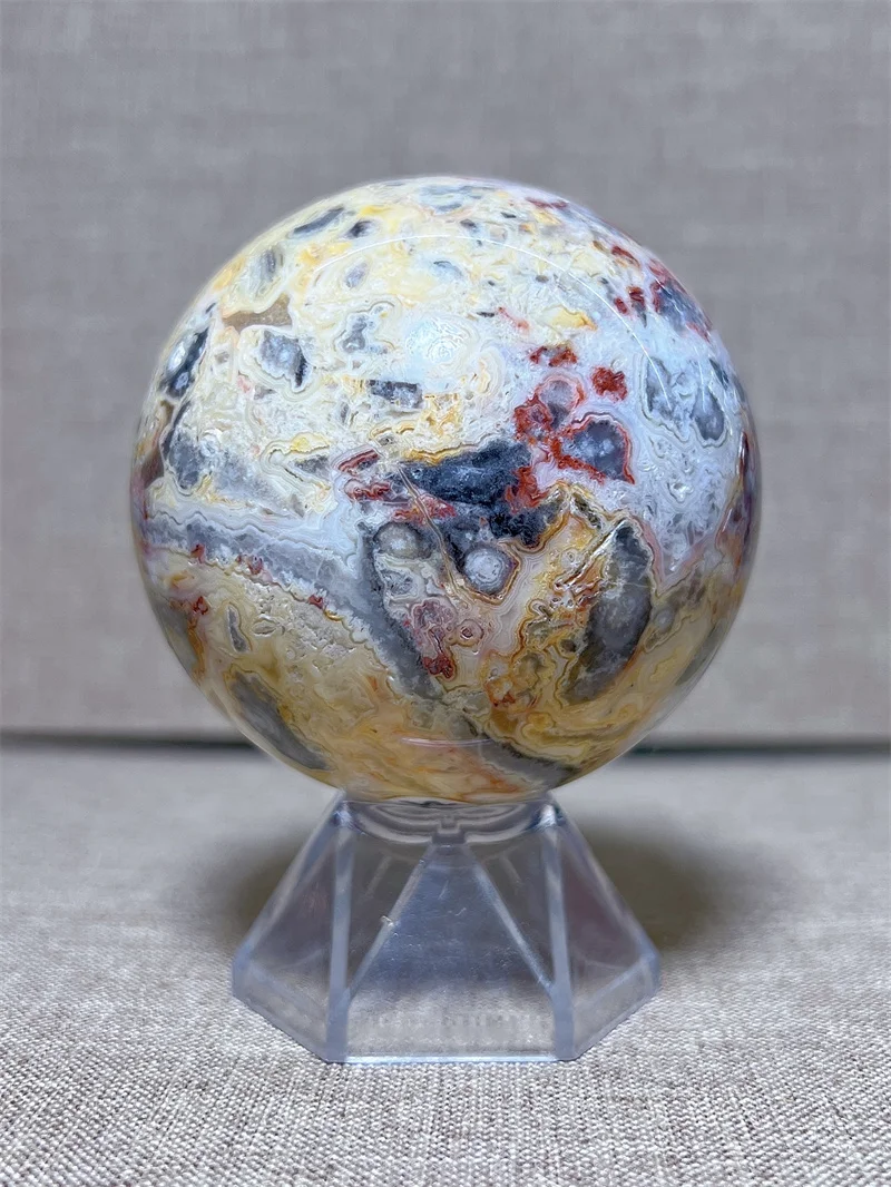 Natural Cazy Lace Agate Sphere With Rain Bow Reiki Healing Stone Home Decoration Exquisite Gift Souvenir Gift
Natural Cazy Lace Agate Sphere With Rain Bow Reiki Healing Stone Home Decoration Exquisite Gift Souvenir Gift