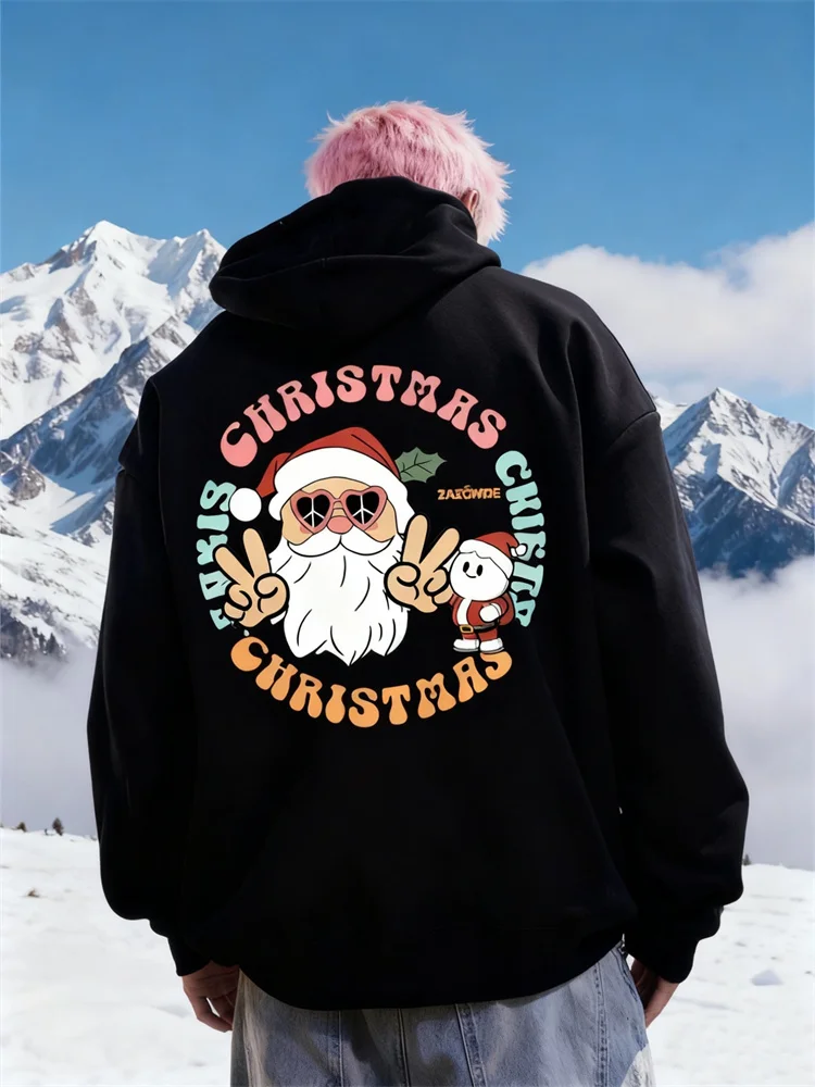 ZAZOMDE European And American Style Christmas Hoodie For Men Cartoon Print Long Sleeve Pullover Lightweight For Holiday Season
ZAZOMDE European And American Style Christmas Hoodie For Men Cartoon Print Long Sleeve Pullover Lightweight For Holiday Season