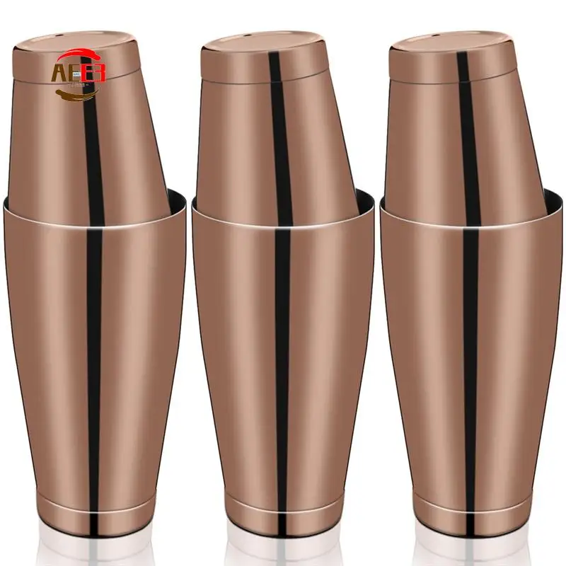 AEE3-3Sets Cocktail Shakers Professional Bar Shaker Boston Shaker Set Stainless Steel Martini Shaker Drink Mixer
AEE3-3Sets Cocktail Shakers Professional Bar Shaker Boston Shaker Set Stainless Steel Martini Shaker Drink Mixer