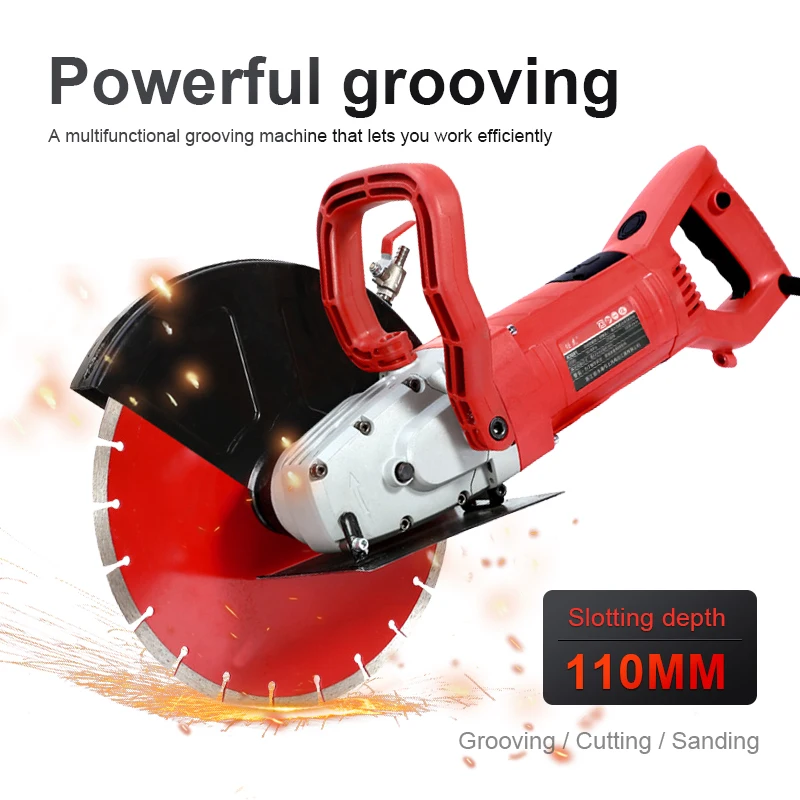 Electric Slotter High Power Handheld Cutting Machine Reinforced Concrete Cement Horse Pavement Wall Plumbing Wire Groove Machine
Electric Slotter High Power Handheld Cutting Machine Reinforced Concrete Cement Horse Pavement Wall Plumbing Wire Groove Machine