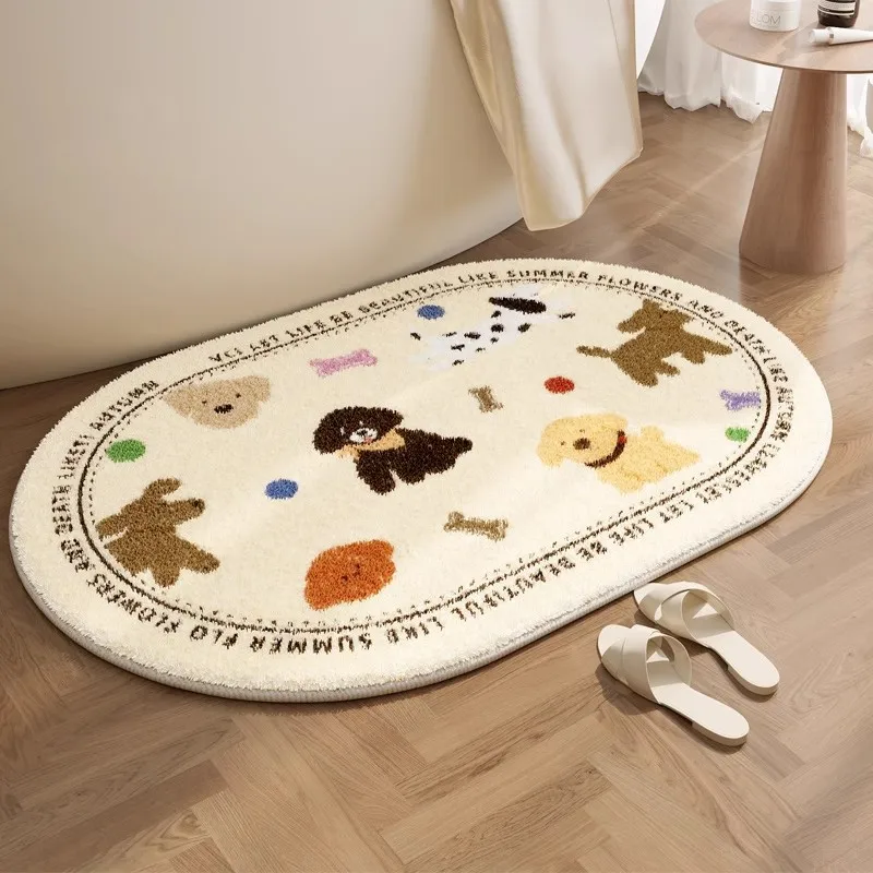Коврики для ванной комнаты, плюшевые впитывающие ковры, нескользящий коврик для ног
Коврики для ванной комнаты, плюшевые впитывающие ковры, нескользящий коврик для ног