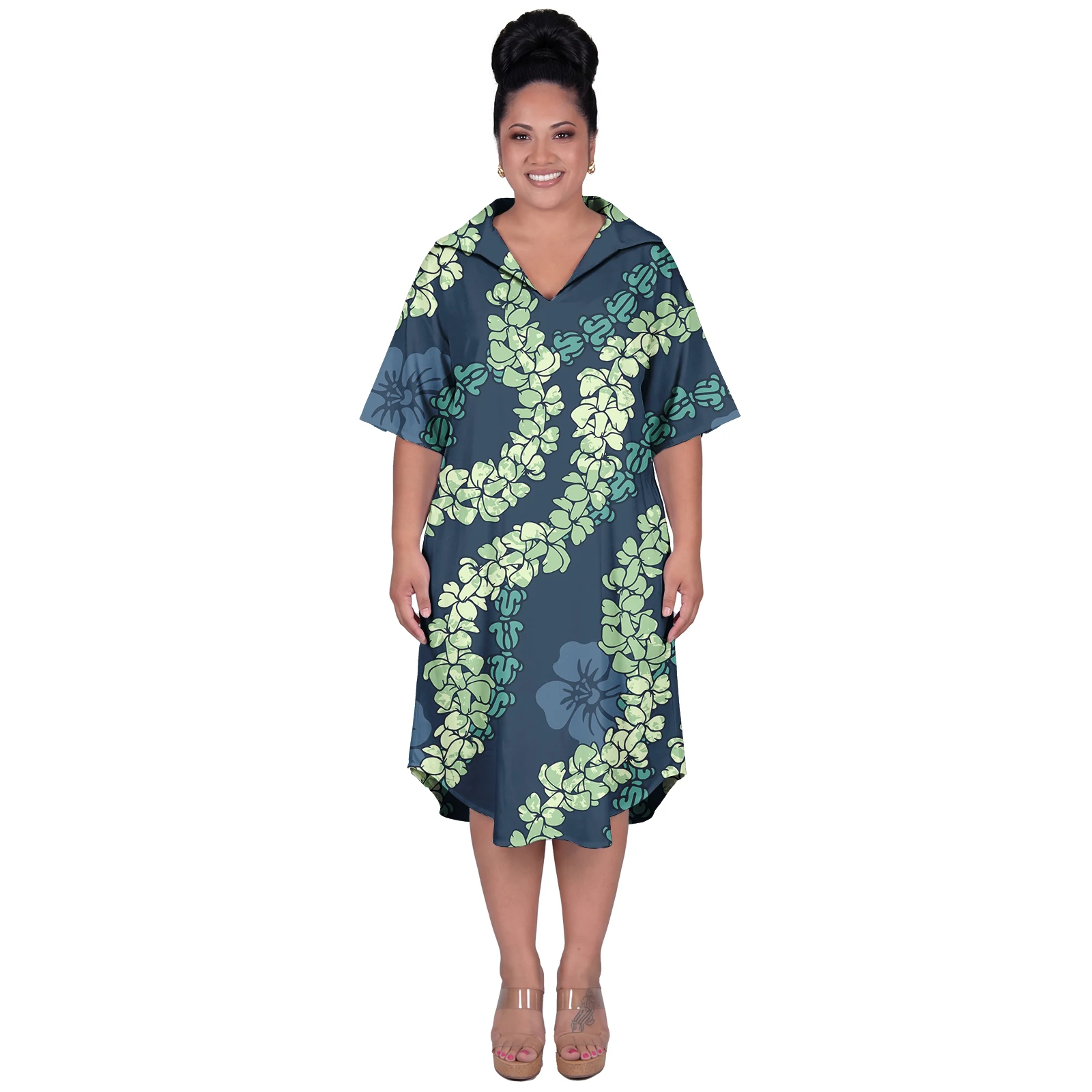 Polynesian Island Classic Long Dress Samoan Summer Ladies V-Neck Clothes Hawaiian Pua Kenikeni Print Casual Life Women Dresses
Polynesian Island Classic Long Dress Samoan Summer Ladies V-Neck Clothes Hawaiian Pua Kenikeni Print Casual Life Women Dresses