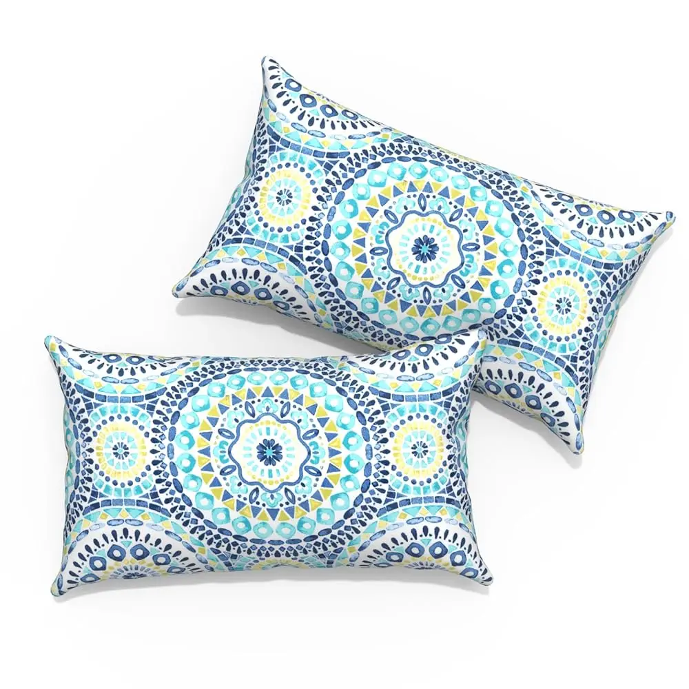 Outdoor Lumbar Pillows 12X20 H, Rec Throw Pillows With Inserts, Decorative Lumbar Cushions For Patio Furniture Garden Couch
Outdoor Lumbar Pillows 12X20 H, Rec Throw Pillows With Inserts, Decorative Lumbar Cushions For Patio Furniture Garden Couch