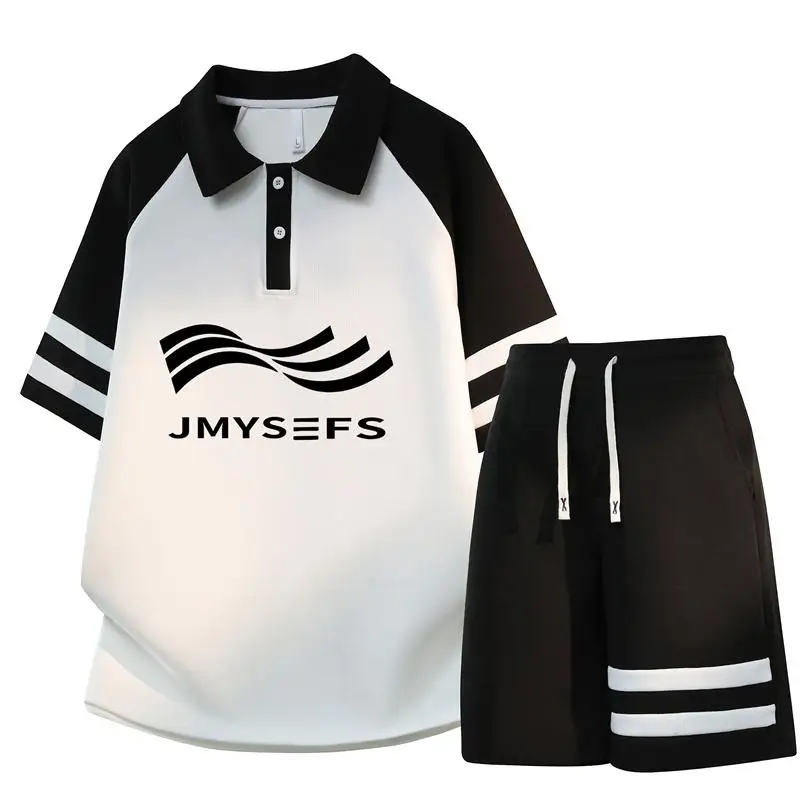 Summer Youth Shorts Set 2026 Fashion Collar T-shirt+Shorts Two Piece Set Casual Loose Hong Kong Style Printed Sports Set
Summer Youth Shorts Set 2026 Fashion Collar T-shirt+Shorts Two Piece Set Casual Loose Hong Kong Style Printed Sports Set