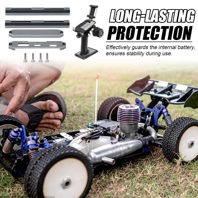 RC Transmitter Protector Aluminum Alloy Protective Bracket Upgrade Accessories Lower Shell Frame Modification Parts for Remote
RC Transmitter Protector Aluminum Alloy Protective Bracket Upgrade Accessories Lower Shell Frame Modification Parts for Remote