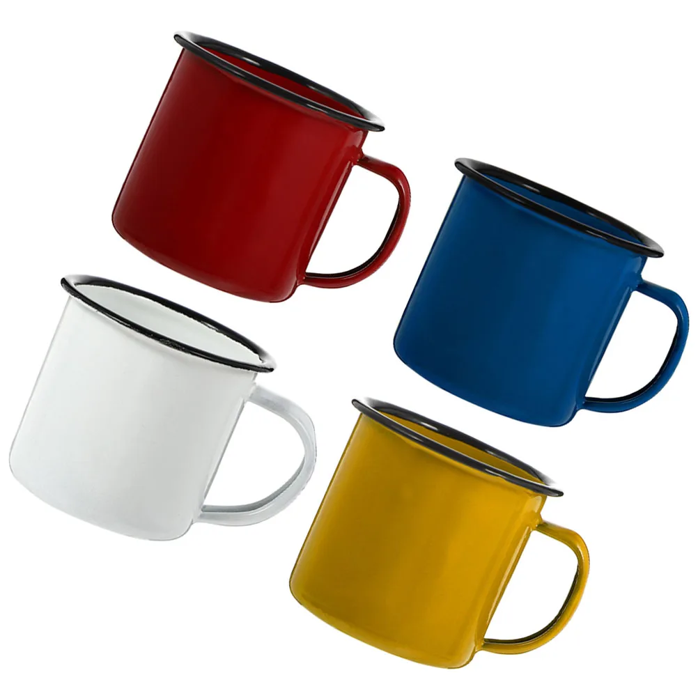 4pcs Enamel Drinking Cup Retro Vintage Mug Water Tea Household Camping Creative Smooth Easy Clean Glassware
4pcs Enamel Drinking Cup Retro Vintage Mug Water Tea Household Camping Creative Smooth Easy Clean Glassware