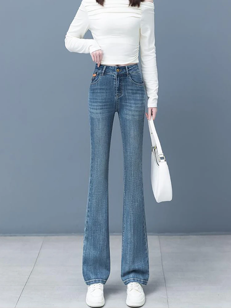 Fashionable High Waist Slimming Denim Jeans Women's Wide Leg Micro Flared Stretchy Autumn 2024 Casual High Waist Jeans
Fashionable High Waist Slimming Denim Jeans Women's Wide Leg Micro Flared Stretchy Autumn 2024 Casual High Waist Jeans