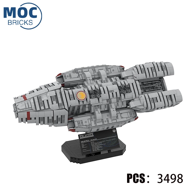 Space War Series Galactica Ultimate Spaceship Battleship MOC Assembling Building Blocks Model Kit Children's Xmas Toy Gift
Space War Series Galactica Ultimate Spaceship Battleship MOC Assembling Building Blocks Model Kit Children's Xmas Toy Gift