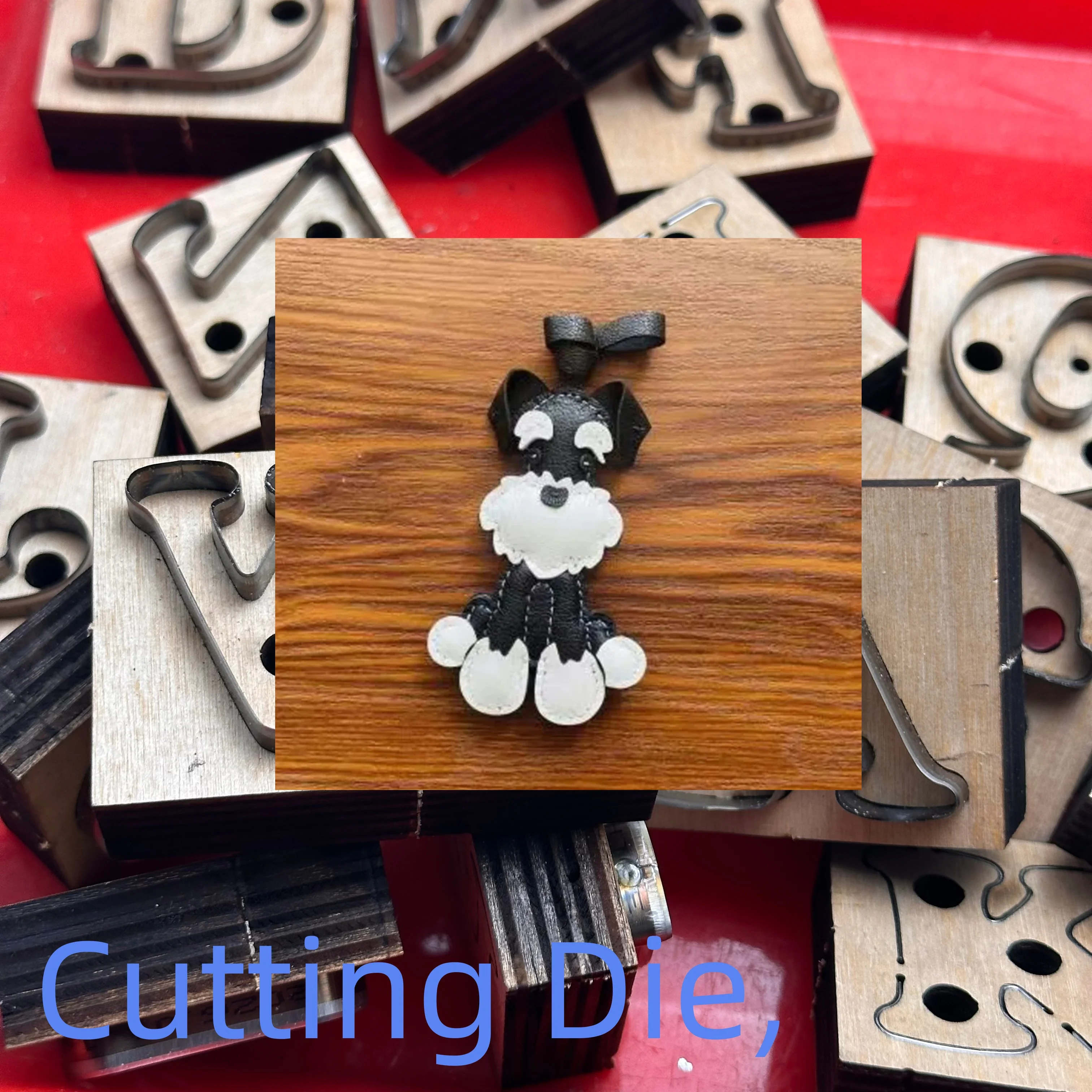 Schnauzer Pendant Leather Cutting Die, Goatskin Keychain & Bag Charm Craft Mold for Leather Making
Schnauzer Pendant Leather Cutting Die, Goatskin Keychain & Bag Charm Craft Mold for Leather Making