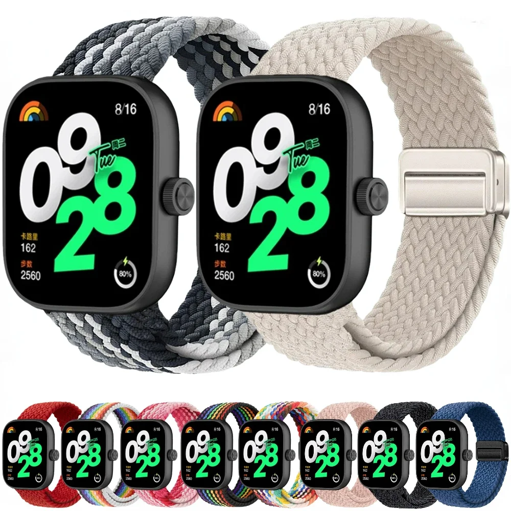 Braided Magnetic Buckle Belt for Redmi Watch 4 Strap Breathable Replaceable Wristband for Redmi Watch 5/Xiaomi Band 9/8 Pro Band
Braided Magnetic Buckle Belt for Redmi Watch 4 Strap Breathable Replaceable Wristband for Redmi Watch 5/Xiaomi Band 9/8 Pro Band