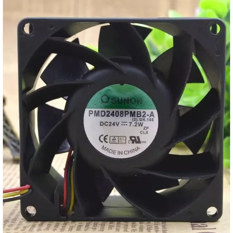 New Cooler Fan for SUNON PMD2408PMB2-A DC24V 7.2W 8cm 8038 Inverter Fan 80 * 80 * 38mm
New Cooler Fan for SUNON PMD2408PMB2-A DC24V 7.2W 8cm 8038 Inverter Fan 80 * 80 * 38mm