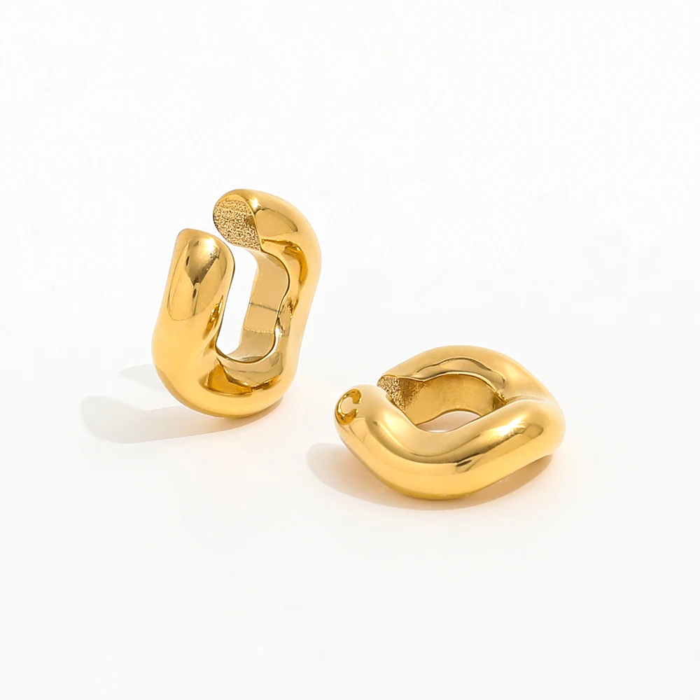 JOOLIM Jewelry High End PVD Non Tarnish Fast Delivary Chunky Irregular Hammered Surface Cuff Stainless Steel Earring For Women
JOOLIM Jewelry High End PVD Non Tarnish Fast Delivary Chunky Irregular Hammered Surface Cuff Stainless Steel Earring For Women