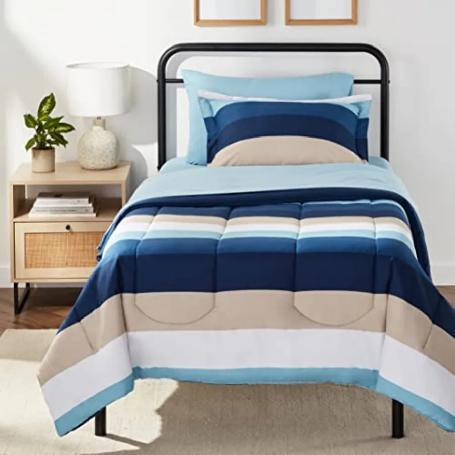5-Piece Bedding Set with Sheet, Twin XL,,Bed-in-a-Bag
5-Piece Bedding Set with Sheet, Twin XL,,Bed-in-a-Bag