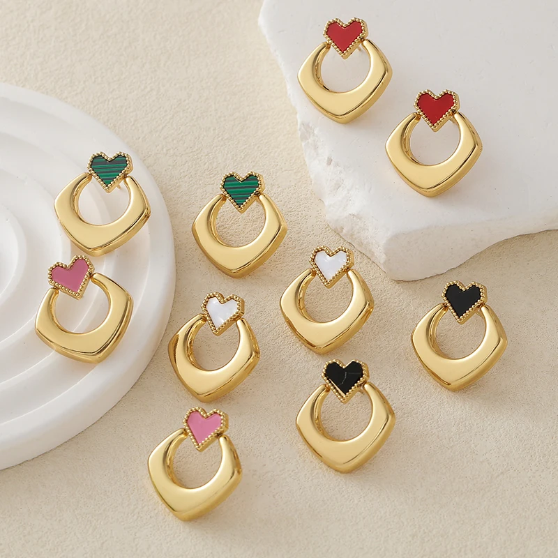Stainless Steel Love Heart Circle Earrings For Women Gift Gold Color Waterproof Hot Trend Charm Fashion Ear Stud Jewelry Brincos
Stainless Steel Love Heart Circle Earrings For Women Gift Gold Color Waterproof Hot Trend Charm Fashion Ear Stud Jewelry Brincos