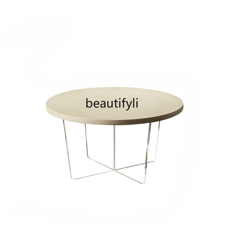 Nordic Modern Minimalist Living Room Small Apartment Coffee Table Combination Acrylic Cement Paint round Light Luxury
Nordic Modern Minimalist Living Room Small Apartment Coffee Table Combination Acrylic Cement Paint round Light Luxury