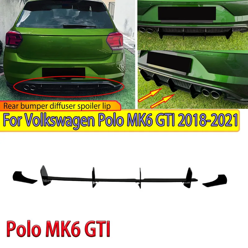For Volkswagen Polo MK6 GTI 2018-2021 Rear Diffuser Spoiler Lip Lower Bumper Plate Refit Splitter Conversion Body Kits Tuning
For Volkswagen Polo MK6 GTI 2018-2021 Rear Diffuser Spoiler Lip Lower Bumper Plate Refit Splitter Conversion Body Kits Tuning